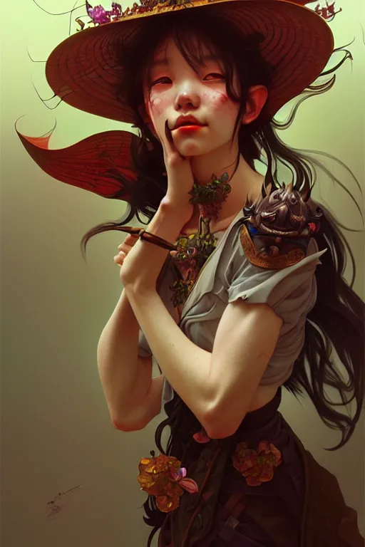 Image similar to beautiful goblin, highly detailed, digital painting, artstation, sharp focus, illustration, art by tan zi and ayanamikodon and alphonse mucha and wlop