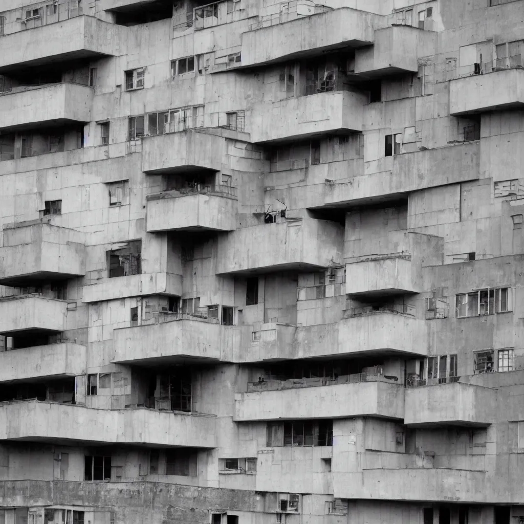 Prompt: the most ugly building by le corbusier