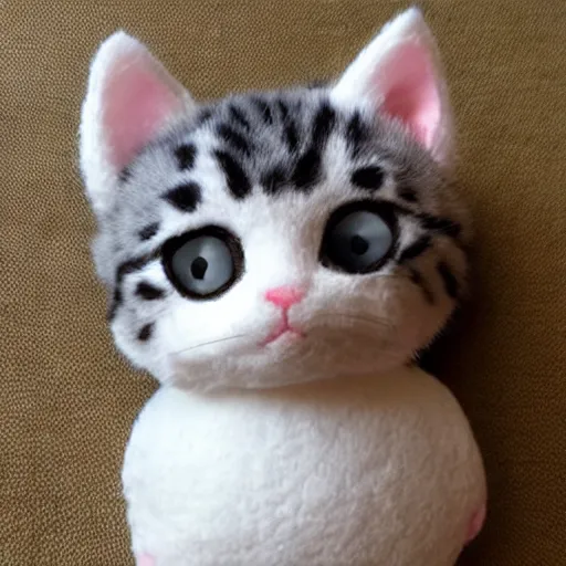 Image similar to kitten stuffed animal