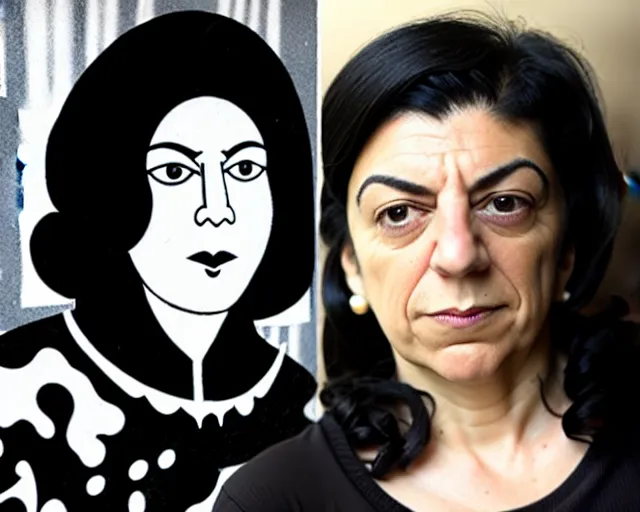 Image similar to marjane satrapi