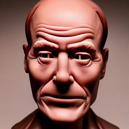 Image similar to bryan cranston face sculped out of a cranberry, cranberry statue, natural light, sharp, detailed face, magazine, press, photo, steve mccurry, david lazar, canon, nikon, focus