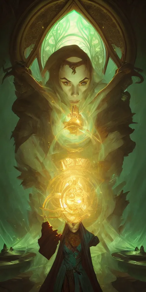 Prompt: sinister mage, magic the gathering, ancient, sand, emerald, intricate, highly detailed, digital painting, artstation, concept art, smooth, sharp focus, illustration, Unreal Engine 5, 8K, art by artgerm and greg rutkowski and alphonse mucha