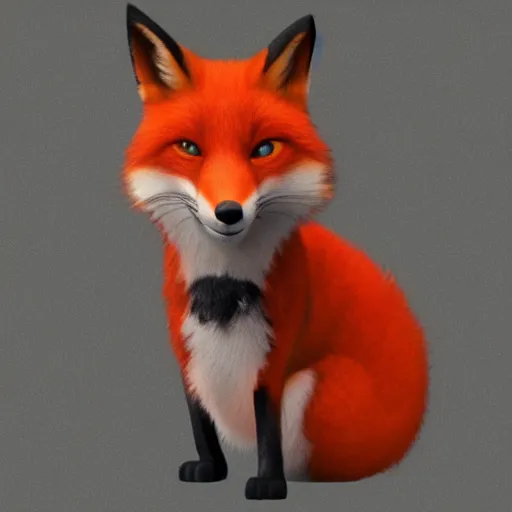 Prompt: ² [ red fox, in the style of pixar, character art, movie still