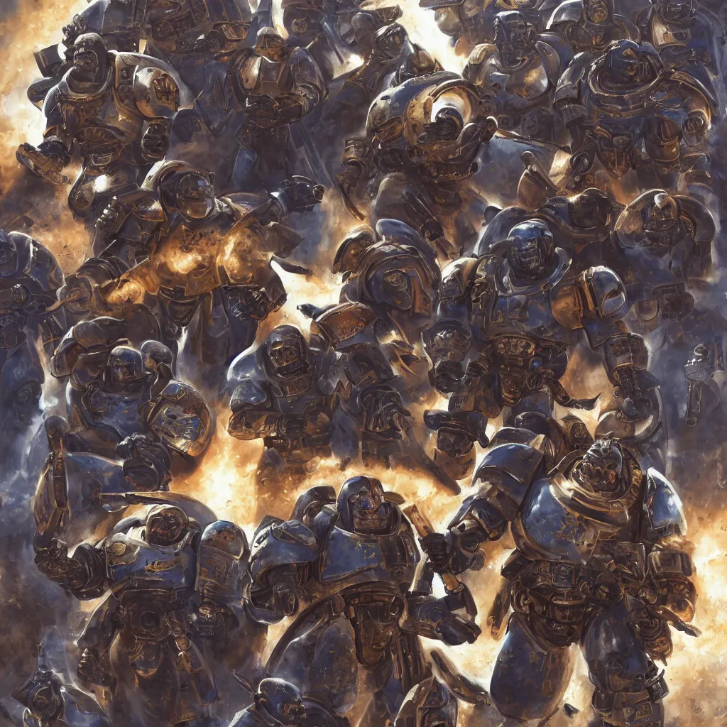 The Space Marines, Also Known As The Adeptus Astartes, | Stable ...