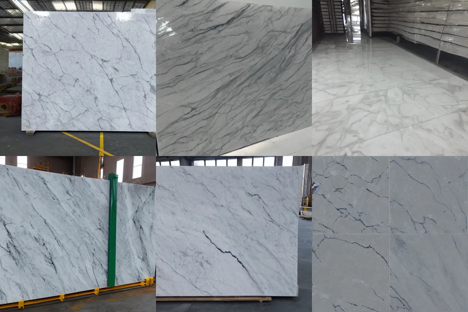Prompt: carrara marble texture, flat slab,