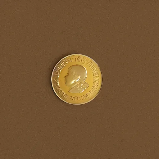 Image similar to a golden blank coin