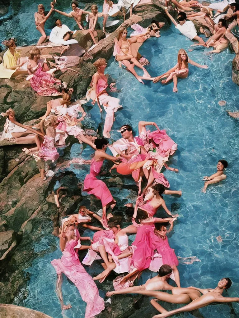 Image similar to by slim aarons, by kechun zhang