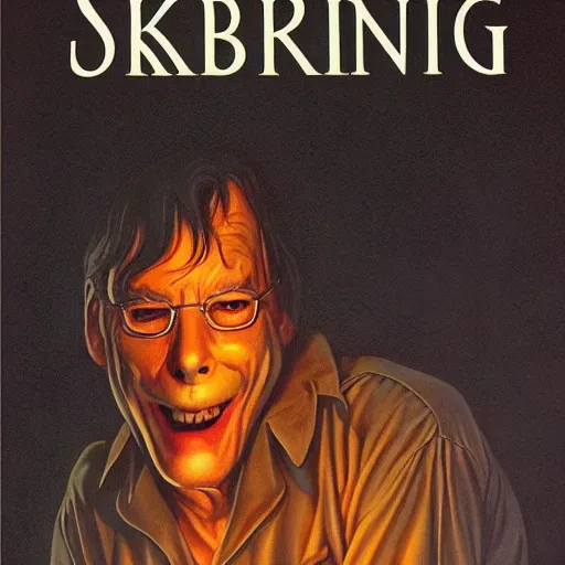 Image similar to stephen king book cover illustration by michael whelan