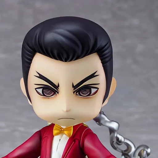 Image similar to goro majima from yakuza, nendoroid, figurine, detailed product photo