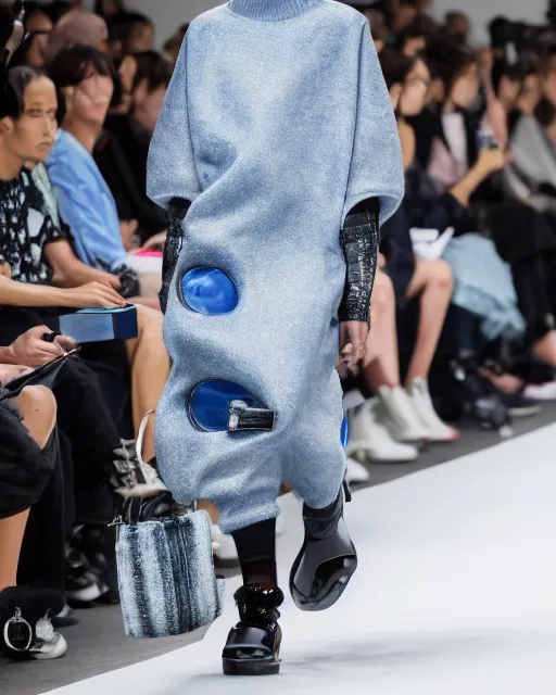 Image similar to hyperrealistic and heavy detailed 2321s balenciaga runway show of Pokemon , Leica SL2 50mm, vivid color, high quality, high textured