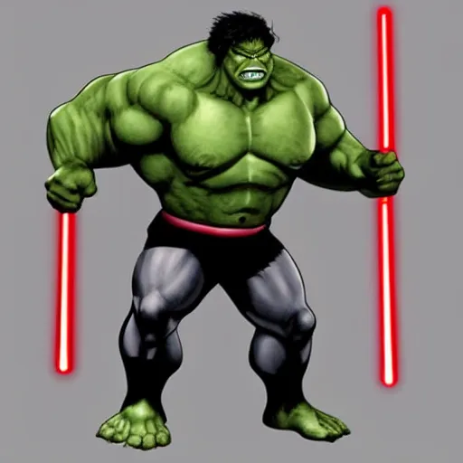 Prompt: sith hulk