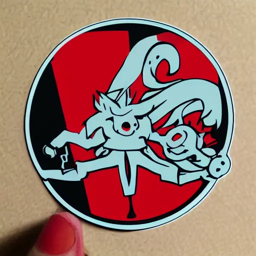 Image similar to die cut sticker, full metal alchemist al and alphons, splatter paint