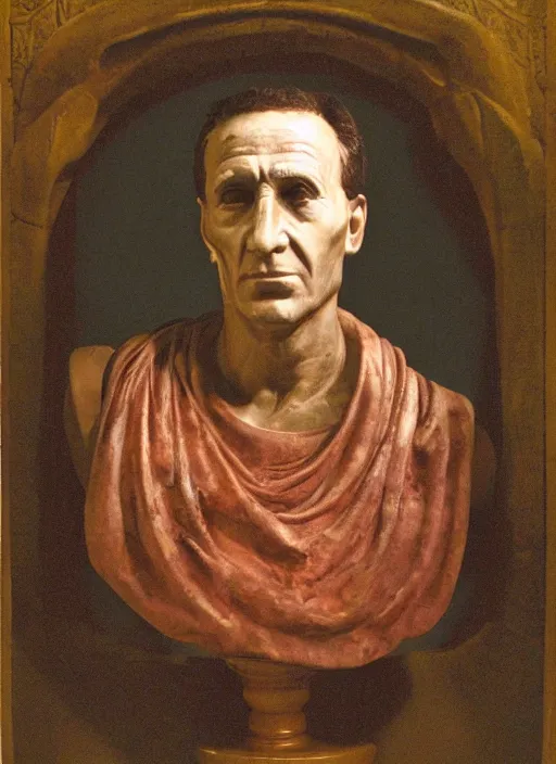 Image similar to a full portrait photo of julius caesar, f / 2 2, 3 5 mm, 2 7 0 0 k, lighting, perfect faces, award winning photography.