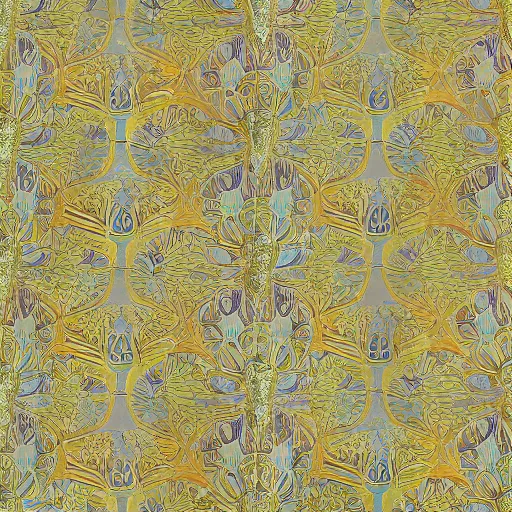 Prompt: Gilded lotus princess oriental wallpaper, james jean