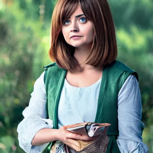 Prompt: jenna coleman as anime