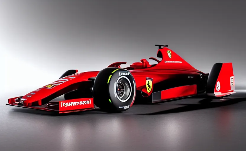 Image similar to “A 2025 Ferrari Formula One Concept, studio lighting, 8K”