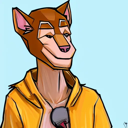 Prompt: Vitalik Buterin as a furry