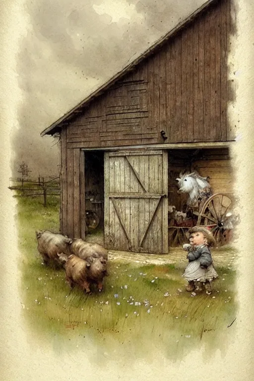 Image similar to ( ( ( ( ( 1 9 5 0 barn workshop. muted colors. ) ) ) ) ) by jean - baptiste monge!!!!!!!!!!!!!!!!!!!!!!!!!!!!!!