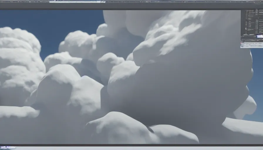 Image similar to VDB Voxel!! Rendering of Volumetric Cloud, High Quality, Hyperrealistic Rendering, Octane, Redshift, Smooth Gradients