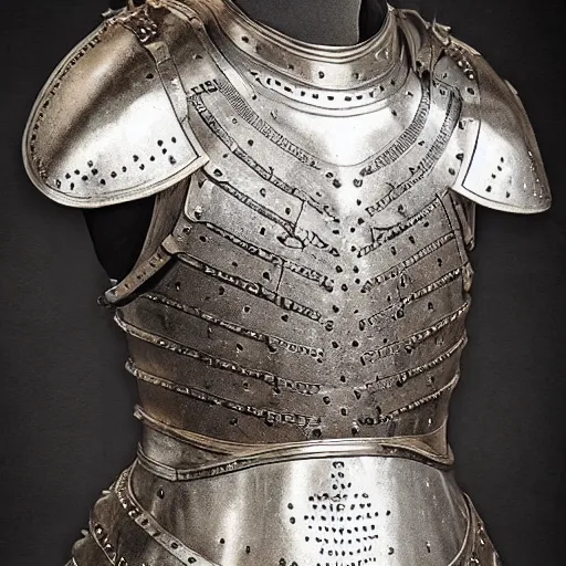 Prompt: highly detailed medieval armor with engravings, intricate, concept art, stunning, trending