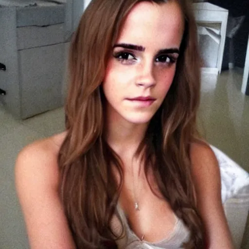 Prompt: A still of Emma Watson and Kim Kardashian combined into one person