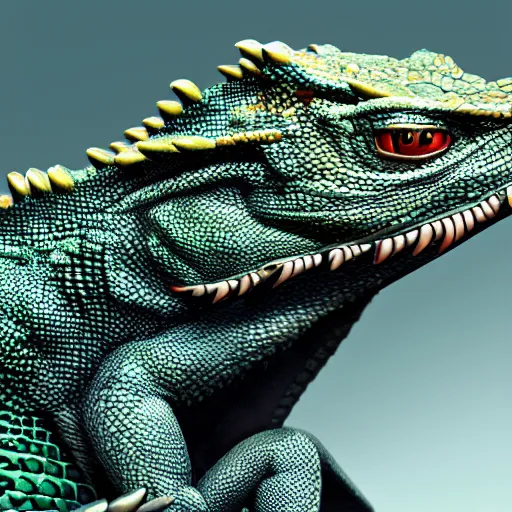 Image similar to dragon lizards close up, higly detailed, 8 k, photorealistic, art concept, artstation, sharp focus