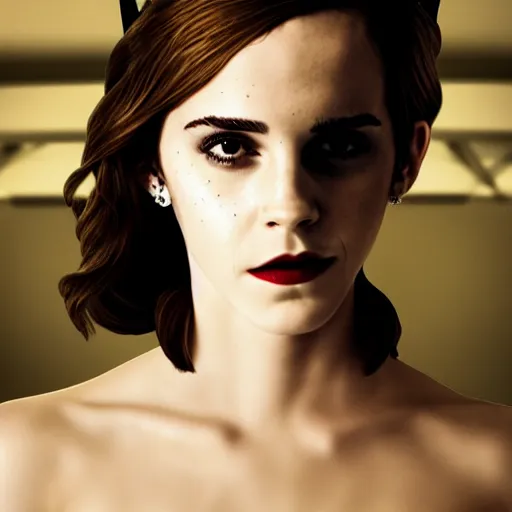 Image similar to Emma Watson as Catwoman, XF IQ4, f/1.4, ISO 200, 1/160s, Adobe Lightroom, DxO Photolab, polarizing filter, Sense of Depth, AI enhanced, HDR, in-frame