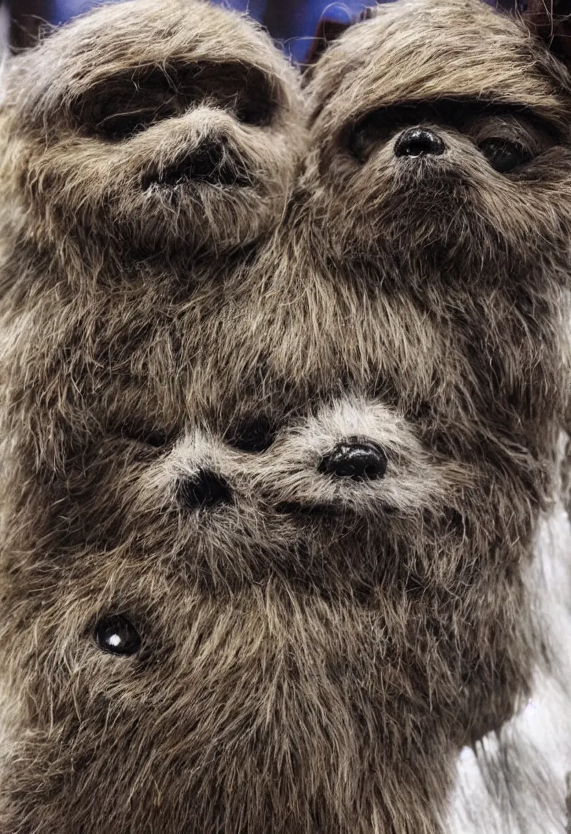 Prompt: an ewok is president of the united states