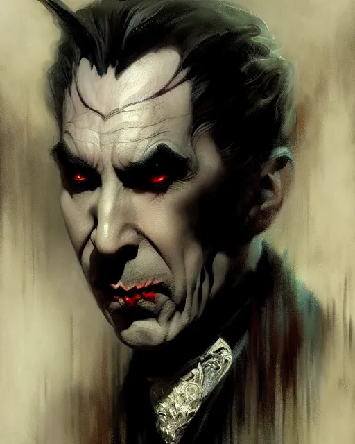 Prompt: portrait of mysterious bela lugosi's dracula, fantasy character portrait, ultra realistic, concept art, intricate details, highly detailed by greg rutkowski, gaston bussiere, craig mullins, simon bisley