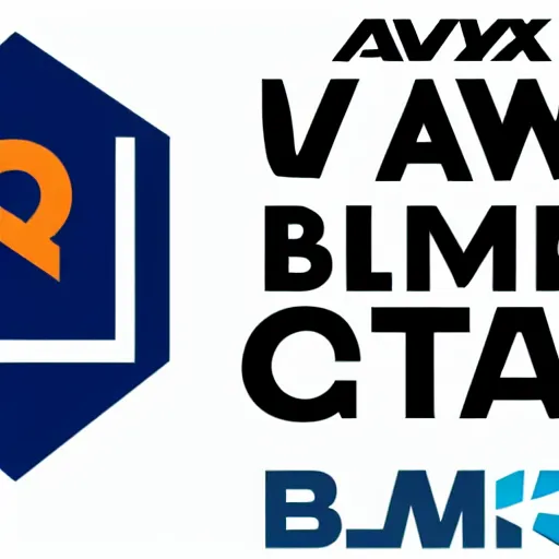 Prompt: AVAX blockchain logo