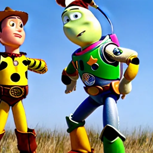 Image similar to buzz and woody