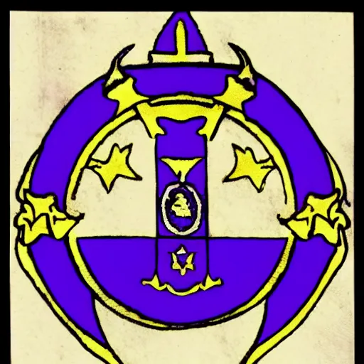 Image similar to flag of the great violet witch