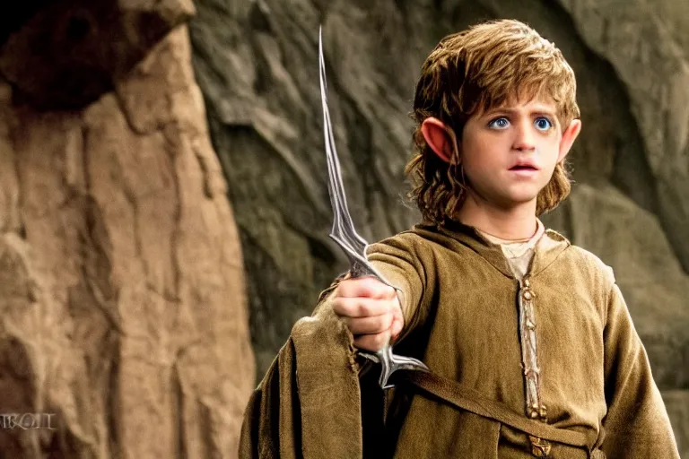 Prompt: mattybraps plays an elf in the lord of the rings return of the king, highly detailed, cinematic lighting, 4 k, arricam studio 3 5 mm film camera, kodak 5 2 7 9 ( tungsten - balanced ) film stock