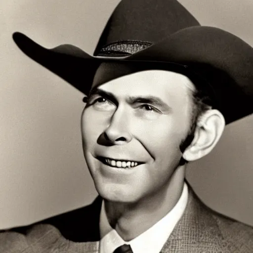 Image similar to photograph of hank williams sr