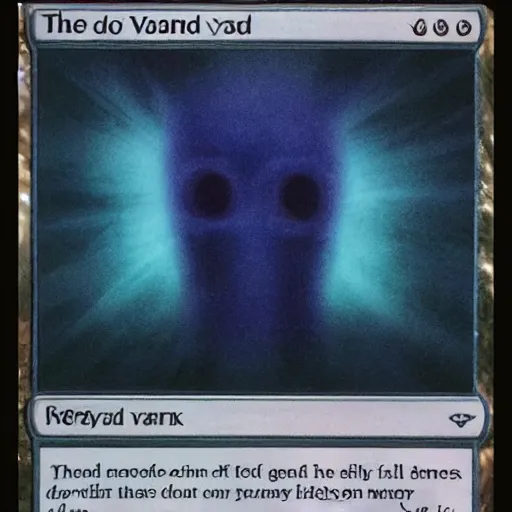 Prompt: the void stares back