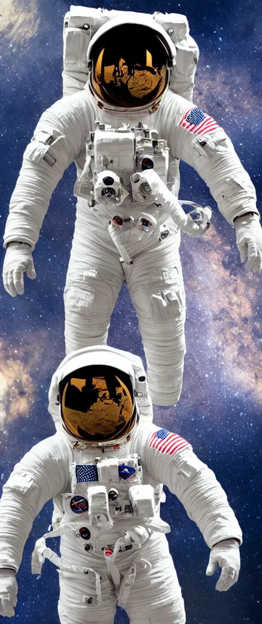 Prompt: Astronaut T pose, whole body, photography