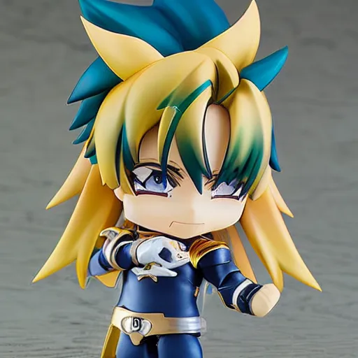 Image similar to miniature nendoroid of pegasus seiya