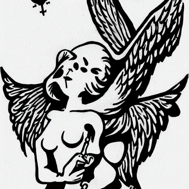 24+ Beautiful Baby Angel Tattoo Designs - March 2024