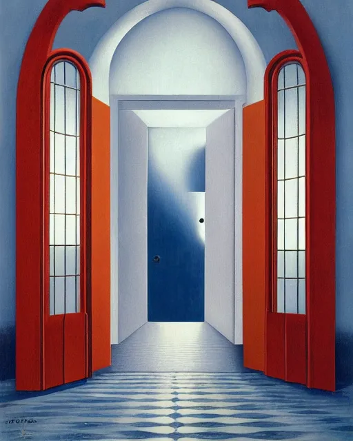Image similar to doors to change by carrington, bosch, dali, barlowe, magritte