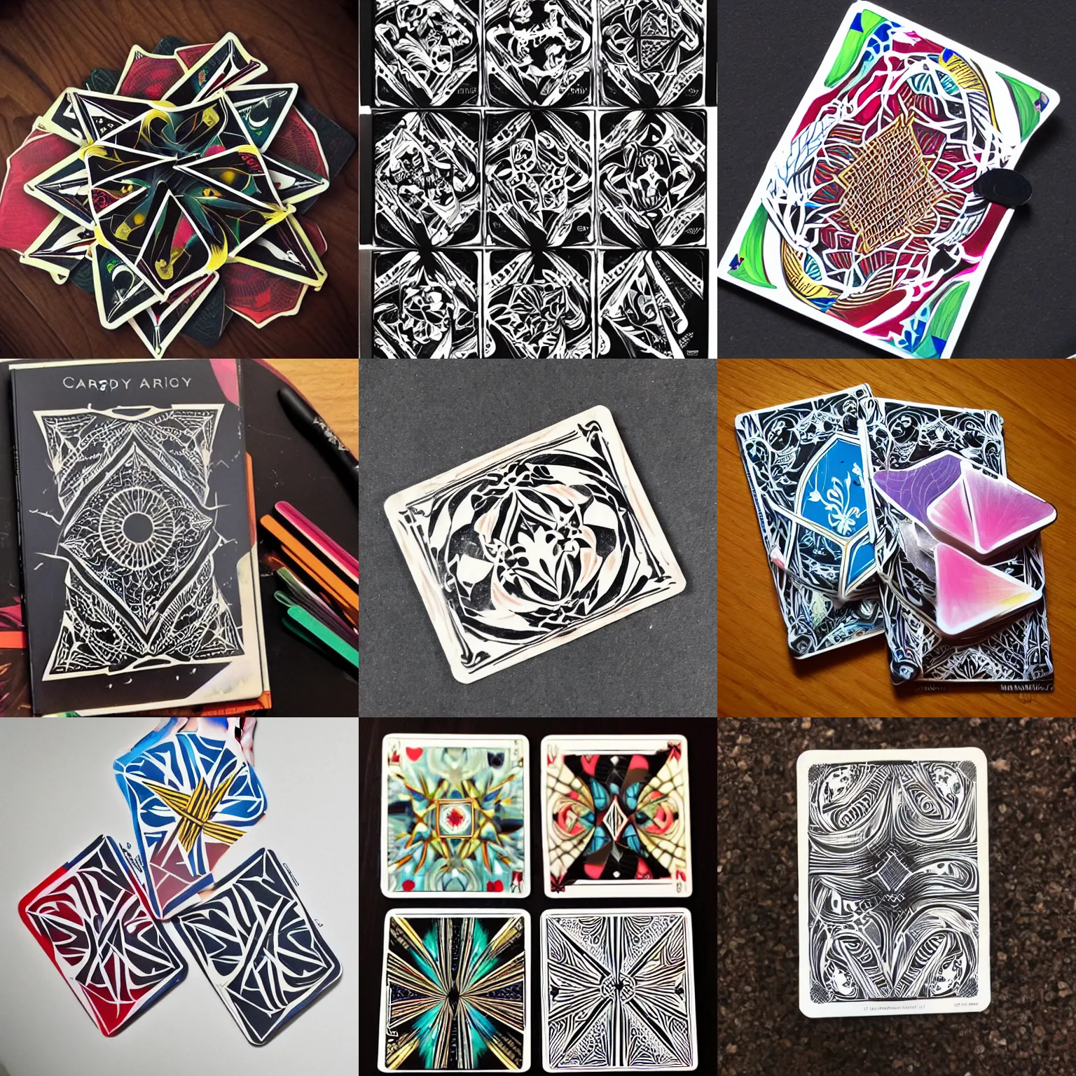 Prompt: cardistry flourish