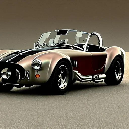 Prompt: shelby cobra, steampunk