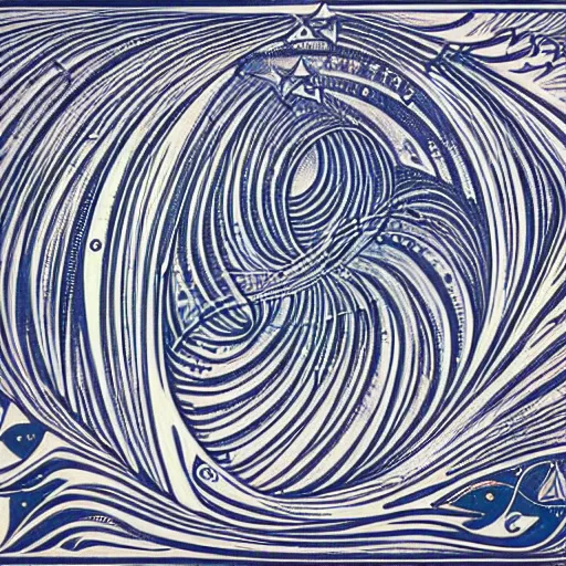 Image similar to beautiful wave made of mathematics, art nouveau, equations, astronomical, stars, equation fish, equation water, equation wave, math sea. museum of modern art