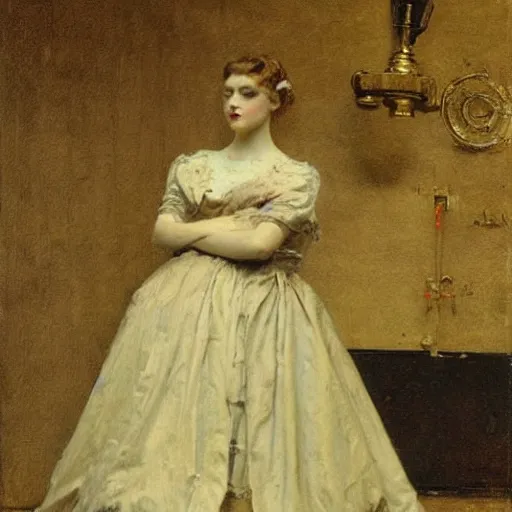 Image similar to automaton by alfred stevens