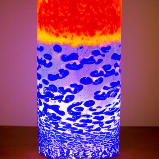 Prompt: lava lamp full of jellyfishes