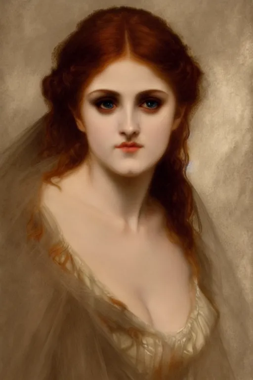 Image similar to phantom of the opera, painting by rossetti bouguereau, detailed art, artstation