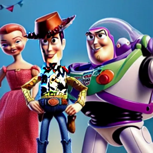 Image similar to toy story directed by quentin tarantino