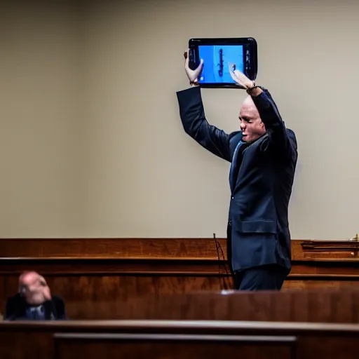 Image similar to Alex Jones desperately reaching for his out of reach phone in the courtroom, EOS 5DS R, ISO100, f/8, 1/125, 84mm, RAW Dual Pixel, Dolby Vision