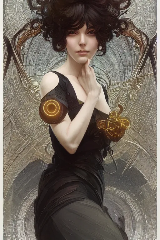 Prompt: do androids dream of electric sheep, intricate, elegant, highly detailed, digital painting, artstation, concept art, smooth, sharp focus, illustration, art by artgerm and greg rutkowski and alphonse mucha