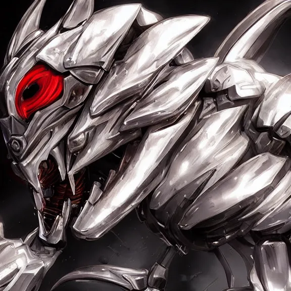 Image similar to detailed maw shot of a gigantic elegant beautiful stunning hot anthropomorphic robot mecha female dragon, swallowing a human, with sleek silver metal armor and cat ears, OLED visor over eyes, food pov, prey pov, micro pov, vore, digital art, mawshot, dragon vore, furry art, high quality, 8k 3D realistic, macro art, micro art, Furaffinity, Deviantart, Eka's Portal, G6