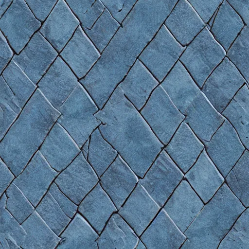 Image similar to Dark Fantasy Floor Texture. Blue Cobblestone.